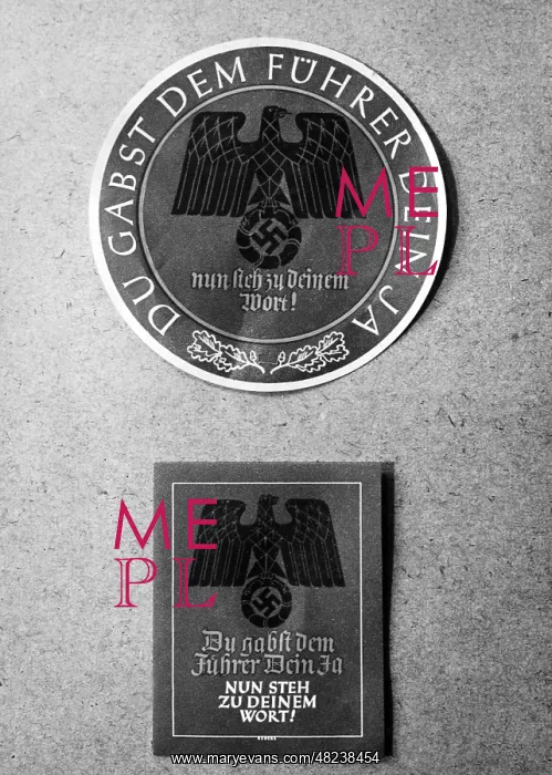 : WHW badge, 1934 : WHW badge, 1934