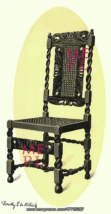 : Wicker and Wooden Chair : Wicker and Wooden Chair