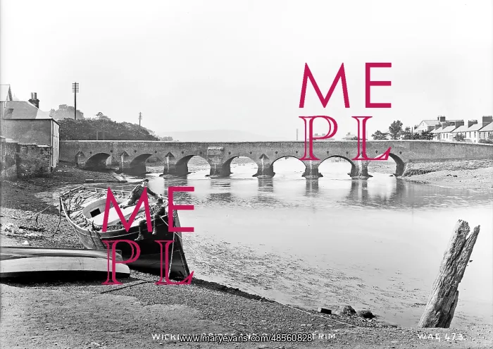 : Wicklow Bridge and River Leitrim : Wicklow Bridge and River Leitrim