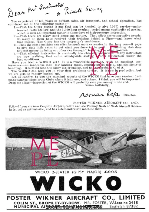  : Wicko G-AEZZ