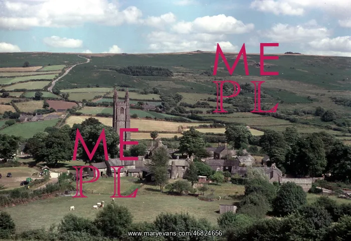 : Widecombe in the Moor, Dartmoor, Devon : Widecombe in the Moor, Dartmoor, Devon