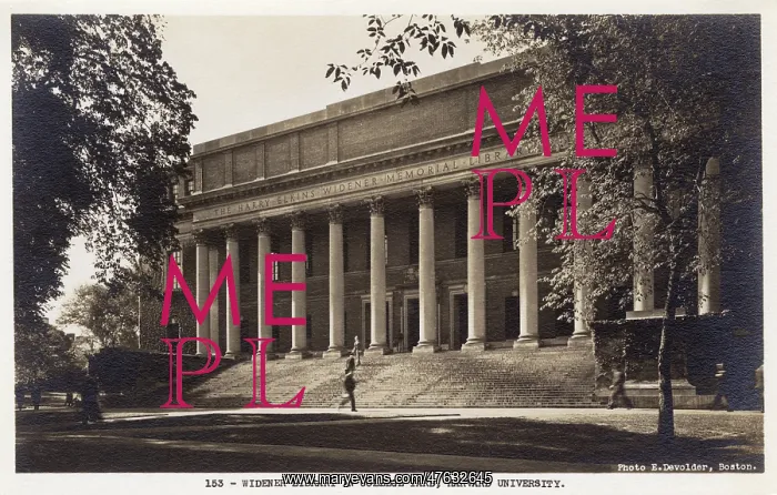 : Widener Library, Harvard University, Cambridge, Mass, USA : Widener Library, Harvard University, Cambridge, Mass, USA