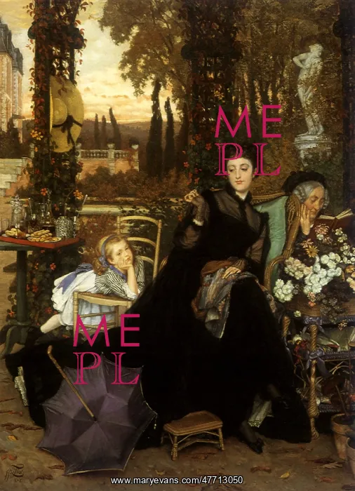  : Widow with Ennui, by Tissot