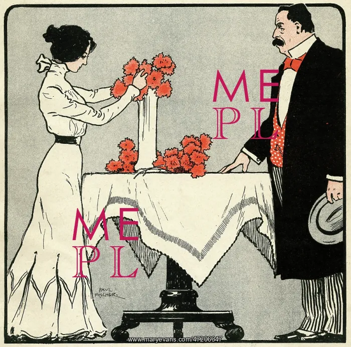 : Wife Arranges Flowers : Wife Arranges Flowers