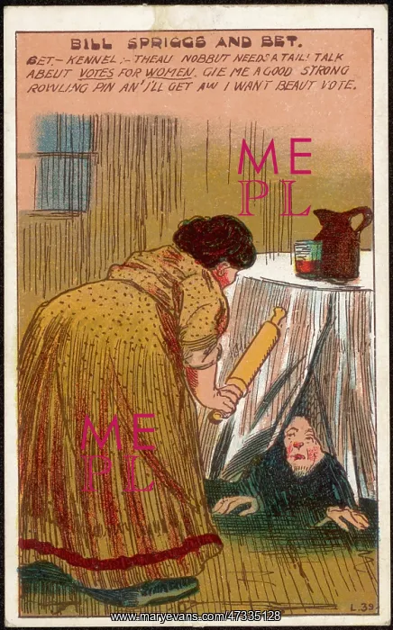 : WIFE AND ROLLING PIN : WIFE AND ROLLING PIN