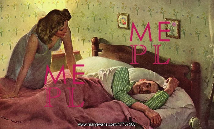 : Wife wakes Husband in sleeping in Bed : Wife wakes Husband in sleeping in Bed