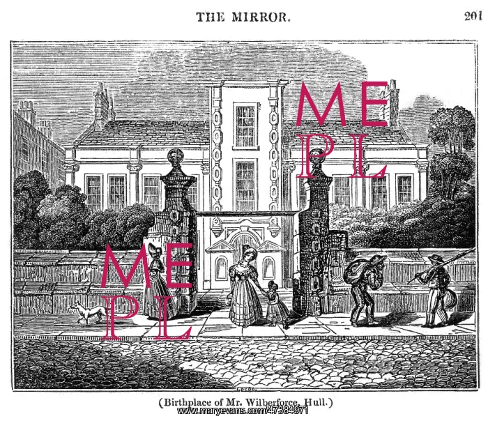 : WILBERFORCE BIRTHPLACE : WILBERFORCE BIRTHPLACE