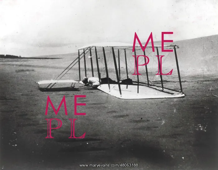 : Wilbur Wright in the 1901 glider - Kitty Hawk : Wilbur Wright in the 1901 glider - Kitty Hawk