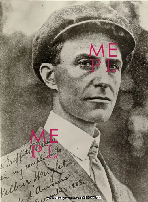 : Wilbur Wright in December 1908 : Wilbur Wright in December 1908