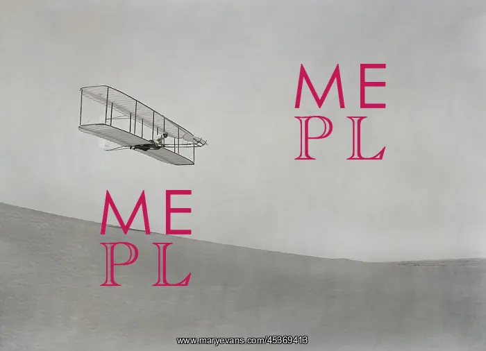 : Wilbur Wright gliding above the slope of Big : Wilbur Wright gliding above the slope of Big