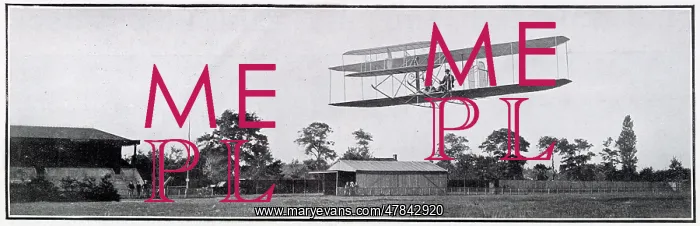 : Wilbur Wright Successful Flight at Le Mans France 1908 : Wilbur Wright Successful Flight at Le Mans France 1908
