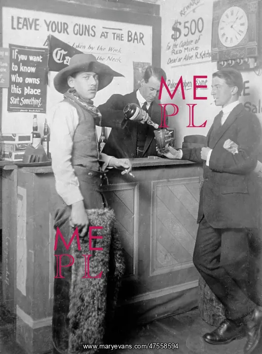 : Wild West Bar scene : Wild West Bar scene