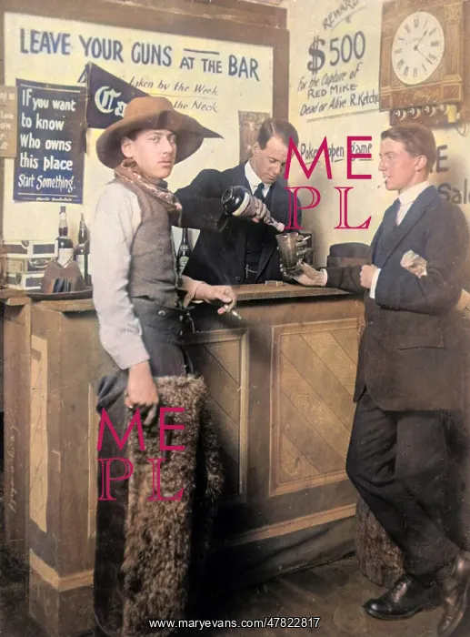 : Wild West Bar scene : Wild West Bar scene