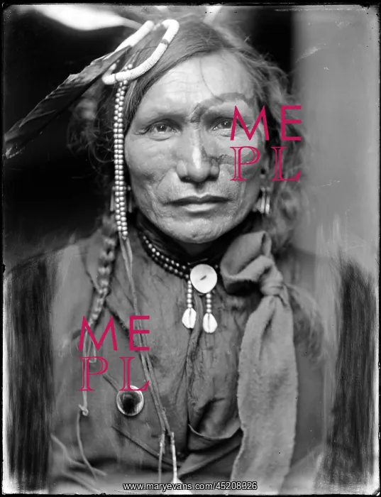 : Wild West. Iron White Man, a Sioux Indian ? : Wild West. Iron White Man, a Sioux Indian ?