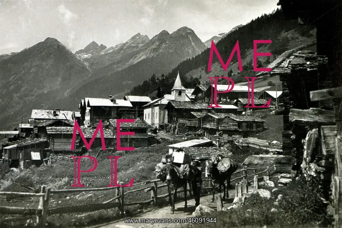: Wiler in the district of Raron, Switzerland : Wiler in the district of Raron, Switzerland