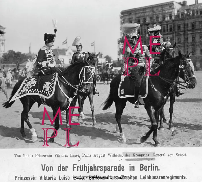 : Wilhelm - crown prince - Germany - Hohenzollern - Militaer und Paraden : Wilhelm - crown prince - Germany - Hohenzollern - Militaer und Paraden