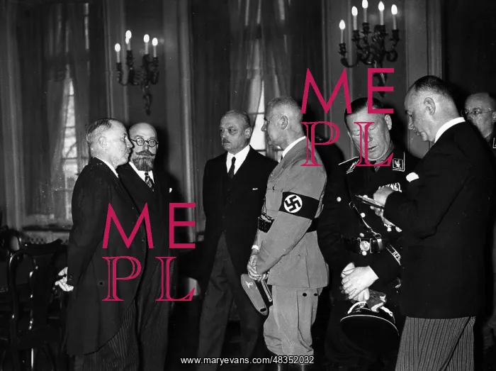: Wilhelm Frick during the ceremonial transfer : Wilhelm Frick during the ceremonial transfer