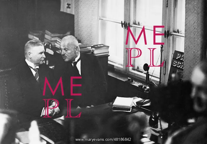 : Wilhelm Groener and Otto Gessler, 1928 : Wilhelm Groener and Otto Gessler, 1928
