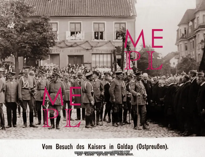 : Wilhelm II in Goldap 1917 : Wilhelm II in Goldap 1917