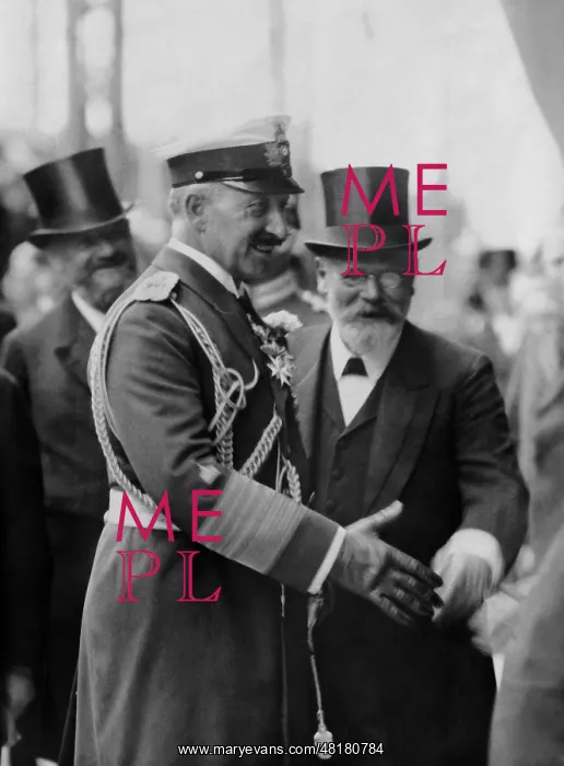 : Wilhelm II. and Hermann Blohm : Wilhelm II. and Hermann Blohm