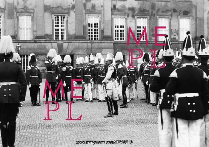 : Wilhelm II at the induction of Prince Oskar of Prussia in a : Wilhelm II at the induction of Prince Oskar of Prussia in a