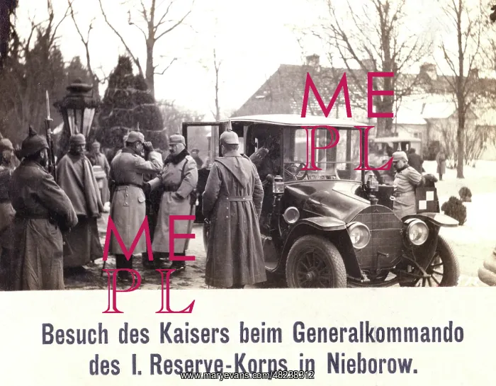 : Wilhelm II in Nieborow 1915 : Wilhelm II in Nieborow 1915