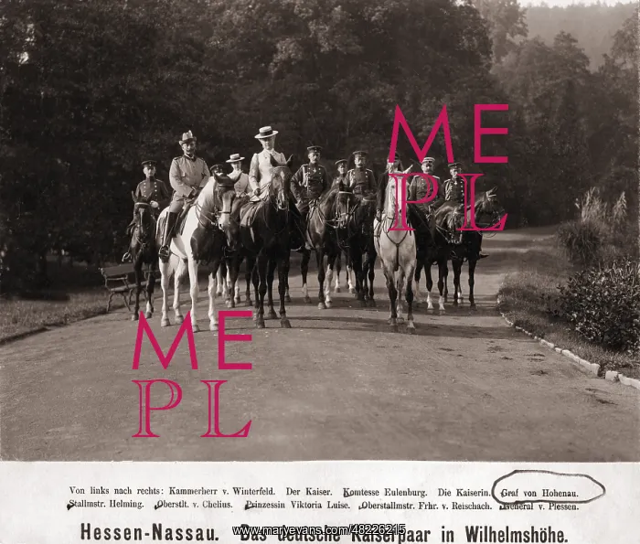 : Wilhelm II after a ride, 1900 : Wilhelm II after a ride, 1900