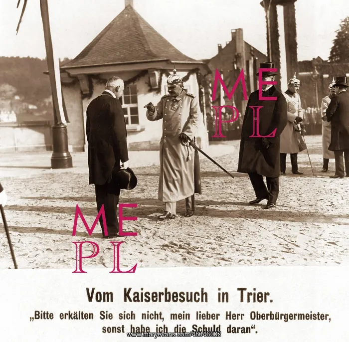 : Wilhelm II in Trier, at the inauguration of : Wilhelm II in Trier, at the inauguration of