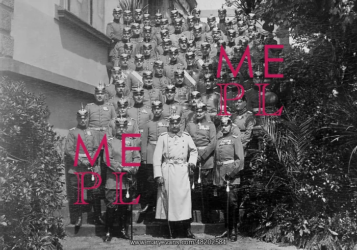 : Wilhelm II visiting the troops in Metz, 1914 : Wilhelm II visiting the troops in Metz, 1914