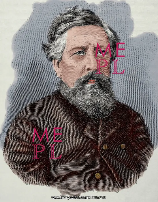 : Wilhelm Liebknecht (1826-1900). German social democrat. Foun : Wilhelm Liebknecht (1826-1900). German social democrat. Foun