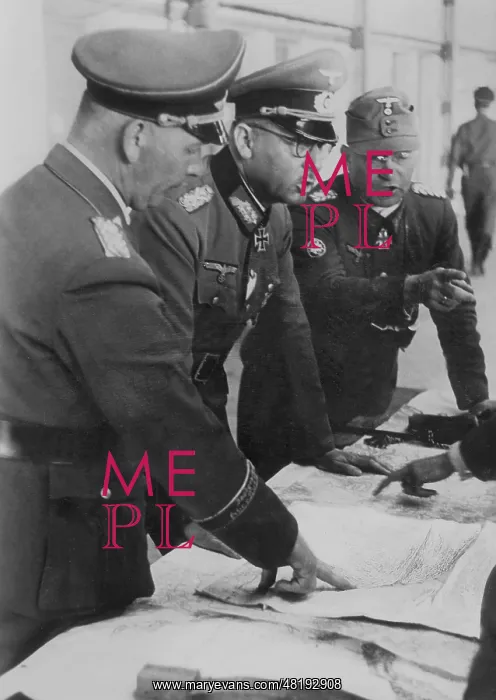 : Wilhelm List with generals during the campaign in Greece, 19 : Wilhelm List with generals during the campaign in Greece, 19