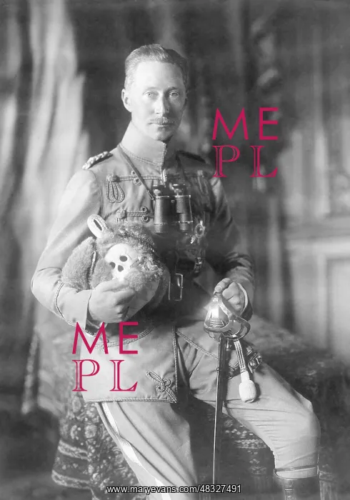 : Wilhelm of Prussia in Hussar uniform, 1918 : Wilhelm of Prussia in Hussar uniform, 1918