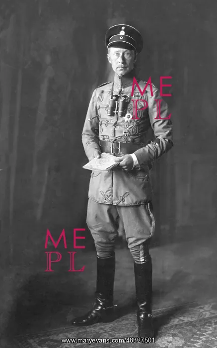 : Wilhelm of Prussia in Hussar uniform, 1918 : Wilhelm of Prussia in Hussar uniform, 1918