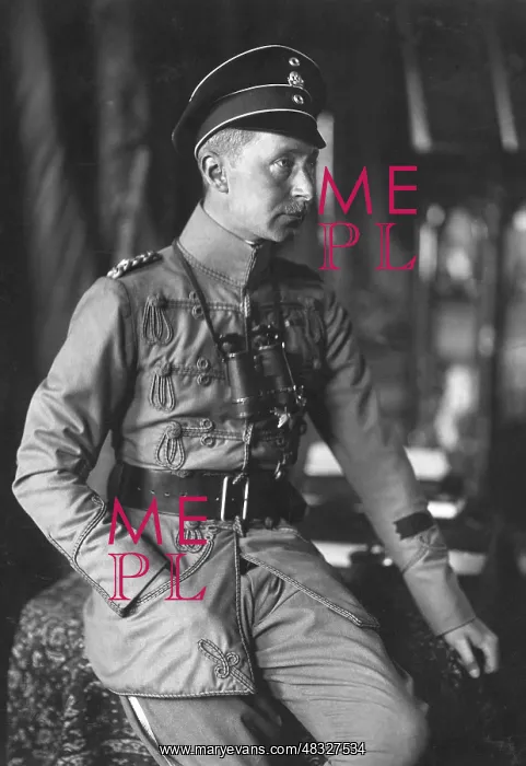 : Wilhelm of Prussia in Hussar uniform, 1918 : Wilhelm of Prussia in Hussar uniform, 1918