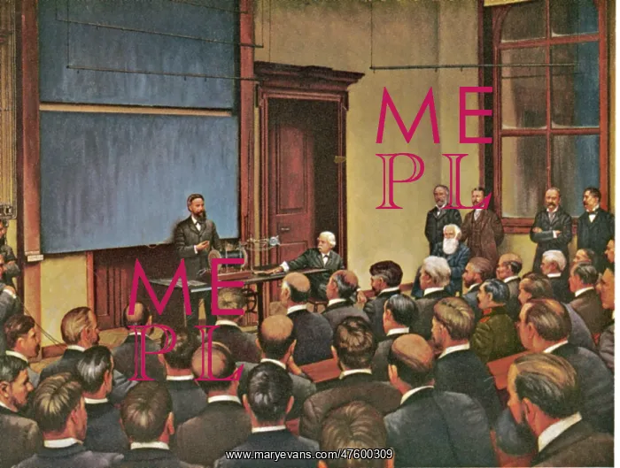 : Wilhelm Roentgen, First Demonstration of X-Rays, 1896 : Wilhelm Roentgen, First Demonstration of X-Rays, 1896