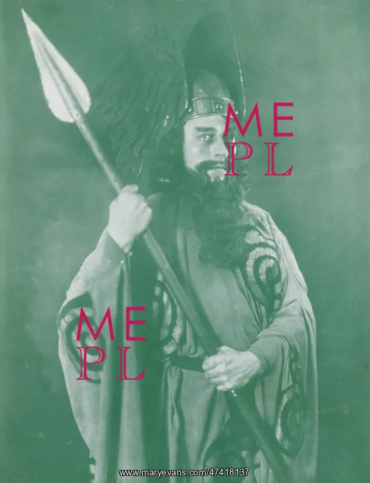 : Wilhelm Trieloff, as Wotan : Wilhelm Trieloff, as Wotan