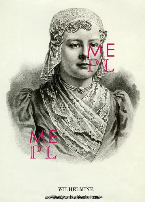 : Wilhelmina, 31.8.1880 - 28.11.1962, Queen of : Wilhelmina, 31.8.1880 - 28.11.1962, Queen of