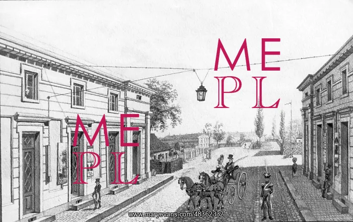  : Wilhelmstrasse in Berlin, around 1825