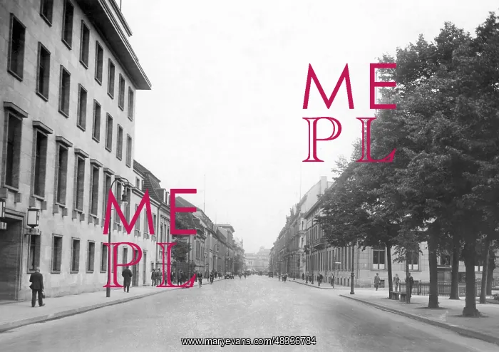 : Wilhelmstrasse in Berlin, 1932 : Wilhelmstrasse in Berlin, 1932
