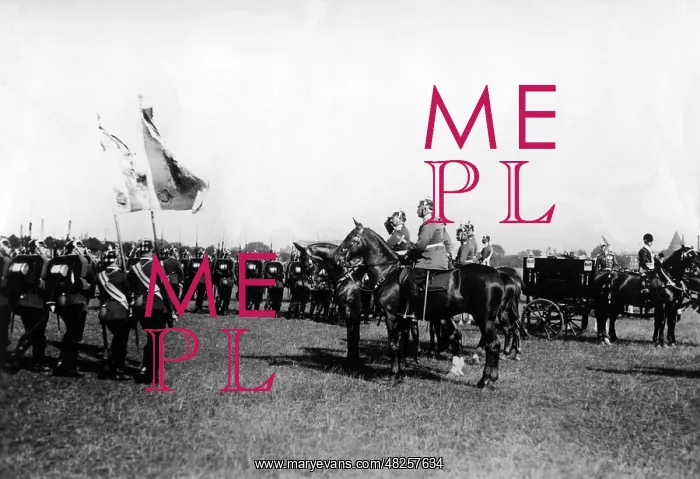 : Wilhlem II at the autumn parade, 1909 : Wilhlem II at the autumn parade, 1909