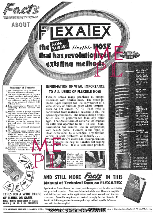 : Wilkinson Rubber Linatex - Flexatex : Wilkinson Rubber Linatex - Flexatex
