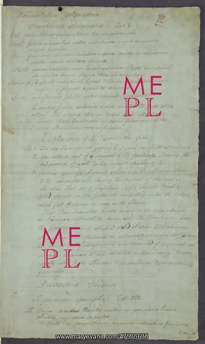  : William Bartram's letter to Robert Barclay, 1788