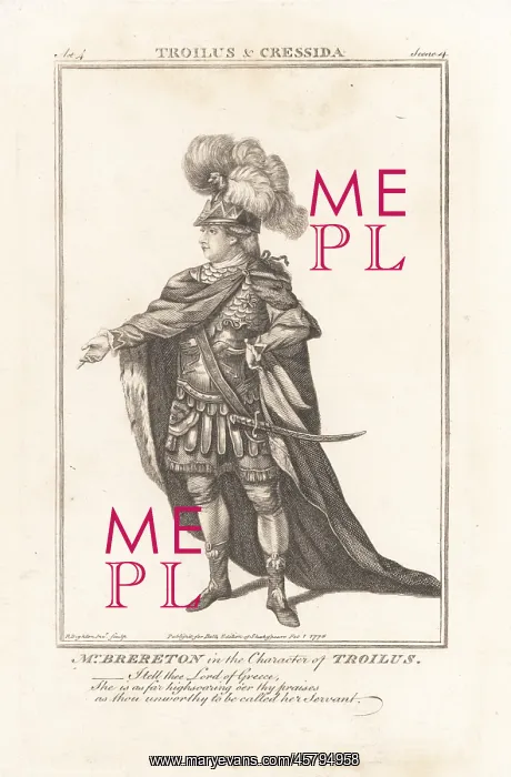 : William Brereton as Troilus in Troilus and Cressida : William Brereton as Troilus in Troilus and Cressida