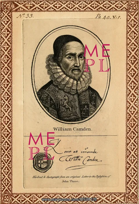 : William Camden - antiquarian, historian, topographer : William Camden - antiquarian, historian, topographer