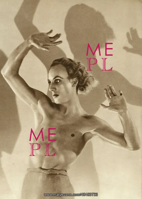 : William Chappell, ballet dancer in Job, Vic-Wells Ballet : William Chappell, ballet dancer in Job, Vic-Wells Ballet