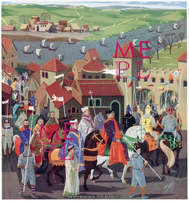 : William the Conqueror - coronation procession : William the Conqueror - coronation procession
