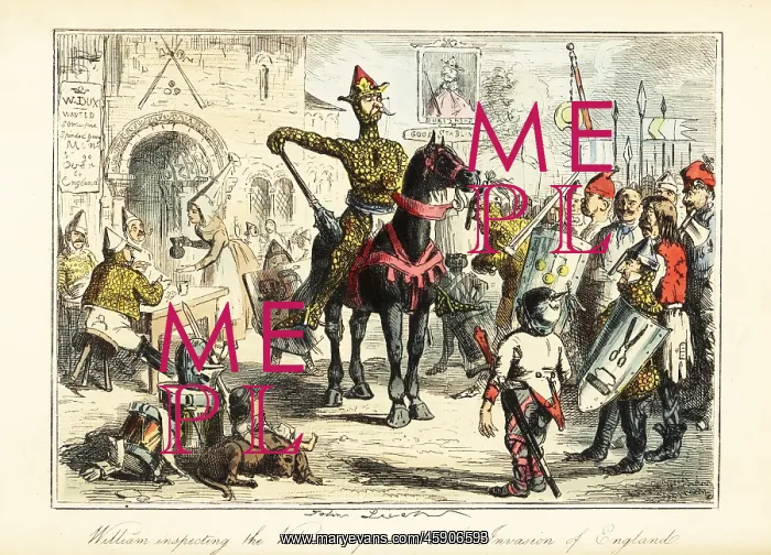 : William the Conqueror with his ragtag army of Normans : William the Conqueror with his ragtag army of Normans