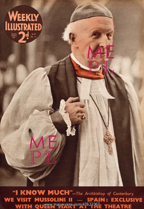: William Cosmo Gordon Lang, Archbishop of Canterbury : William Cosmo Gordon Lang, Archbishop of Canterbury