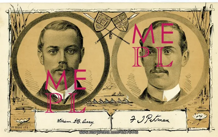 : William D B Curry and Frederick I Pitman, rowers : William D B Curry and Frederick I Pitman, rowers