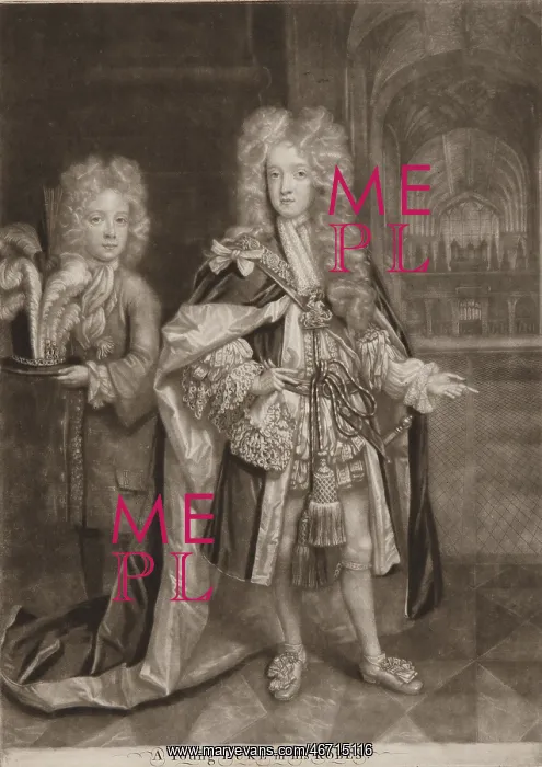 : William, Duke of Gloucester and Benjamin Bathurst, 1697 : William, Duke of Gloucester and Benjamin Bathurst, 1697